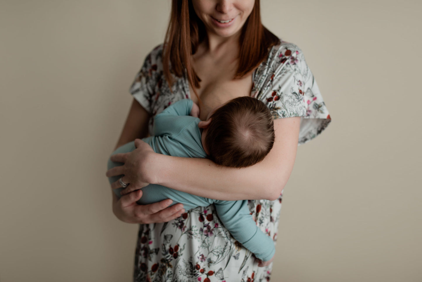 Floral Mommy Labor and Delivery Nursing Hospital Gown