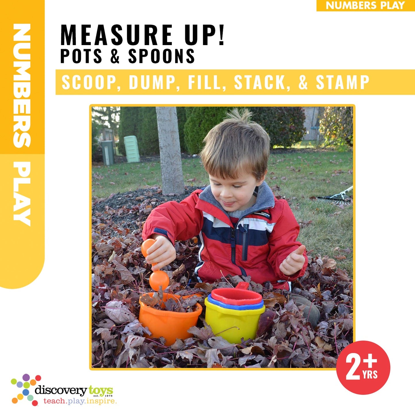 Discovery Toys Measure Up! Collection Stack & Learn Set