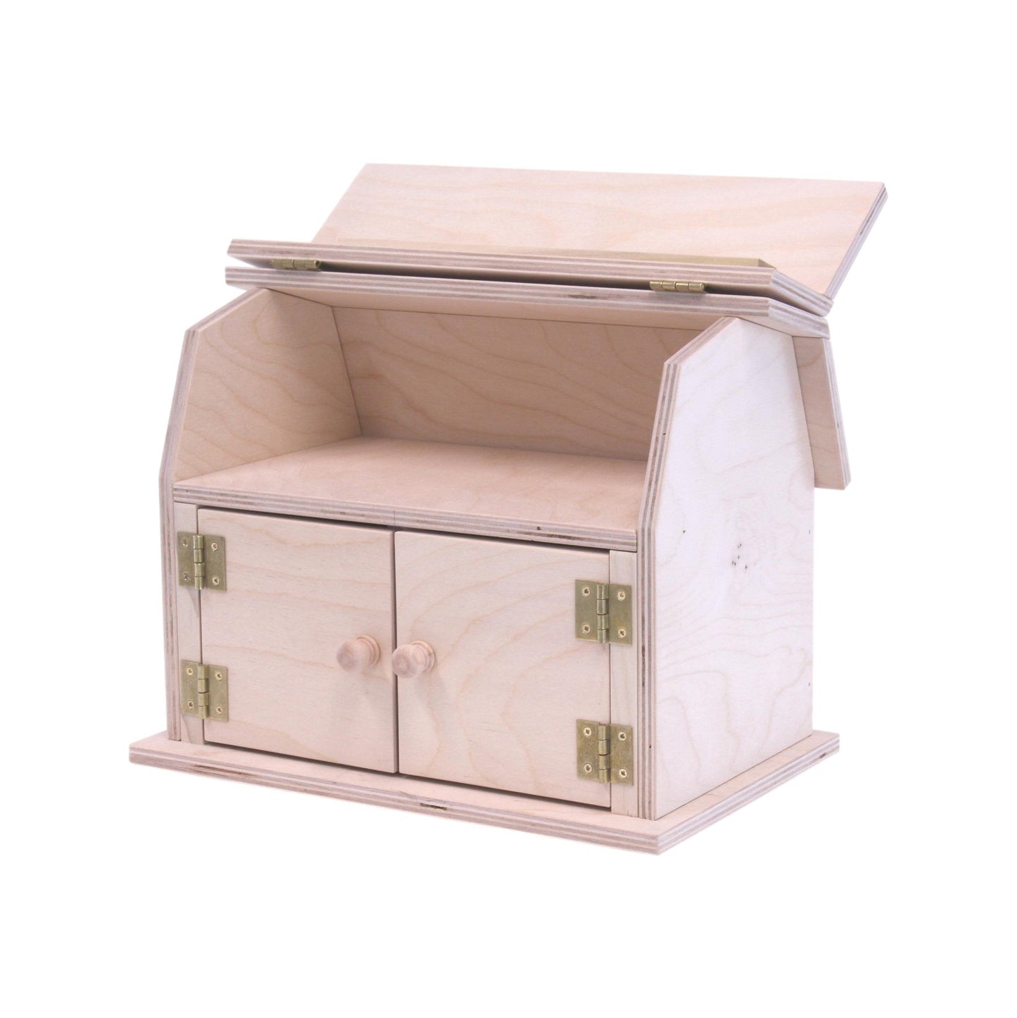 Amish Mini Wooden Barn Toy Hip Roof Barn Design