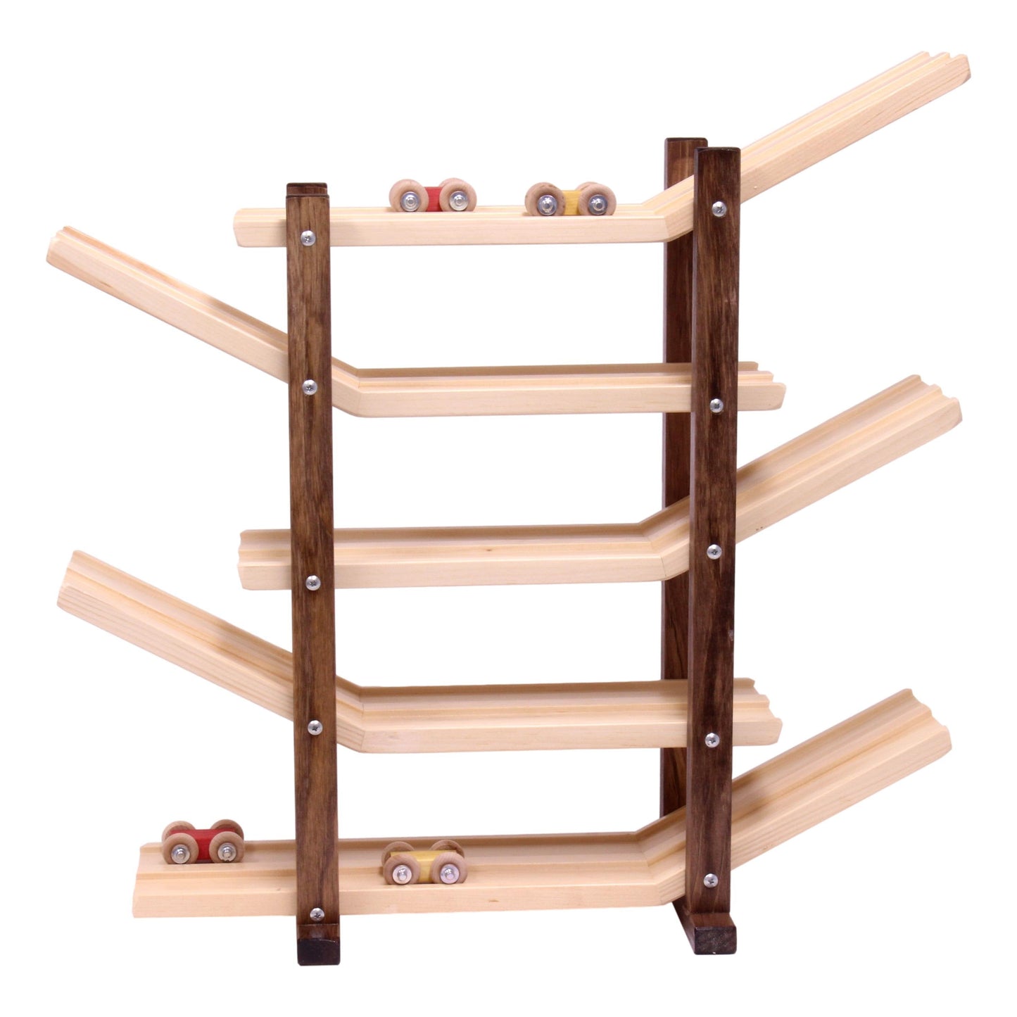 Amish, Handcrafted Wooden Car Roller Racetrack Action Toy