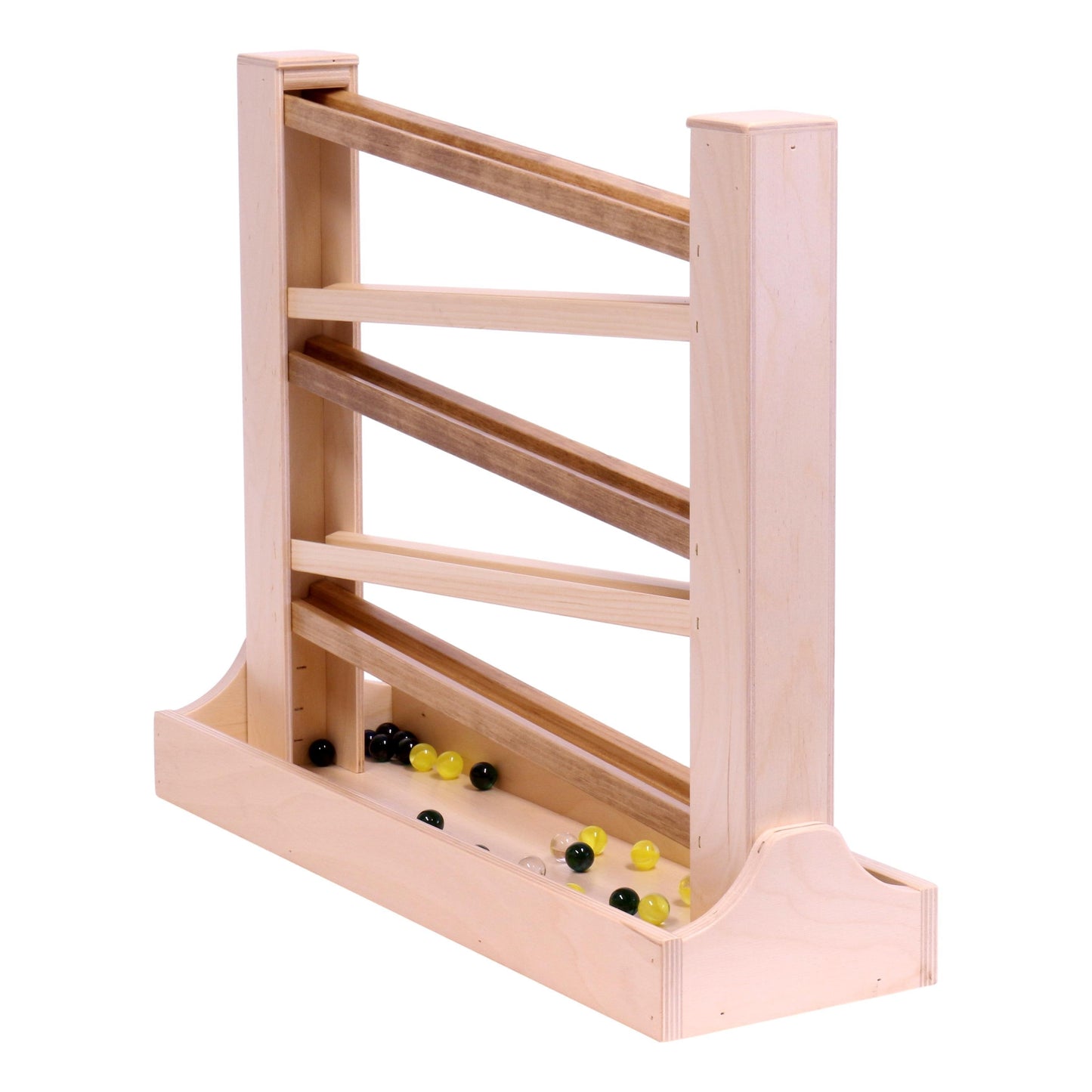 Amish Heirloom Marble Roller Wooden Toy - Child-Safe Finish