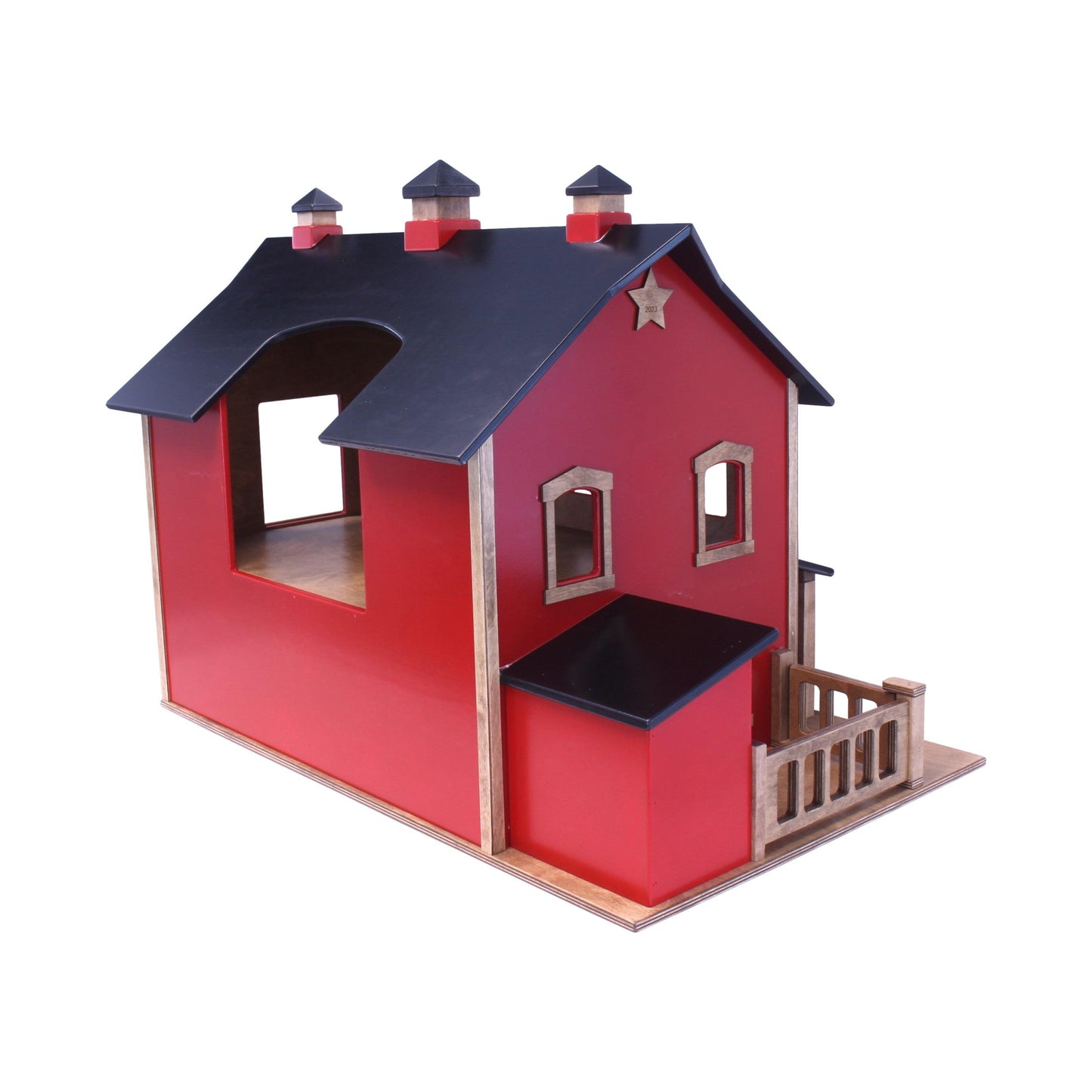 AmishLarge Pennsylvania Bank Barn Toy, Hand-Crafted in Lancaster County, PA