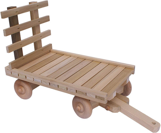 Amish Wooden Toy Hay Wagon