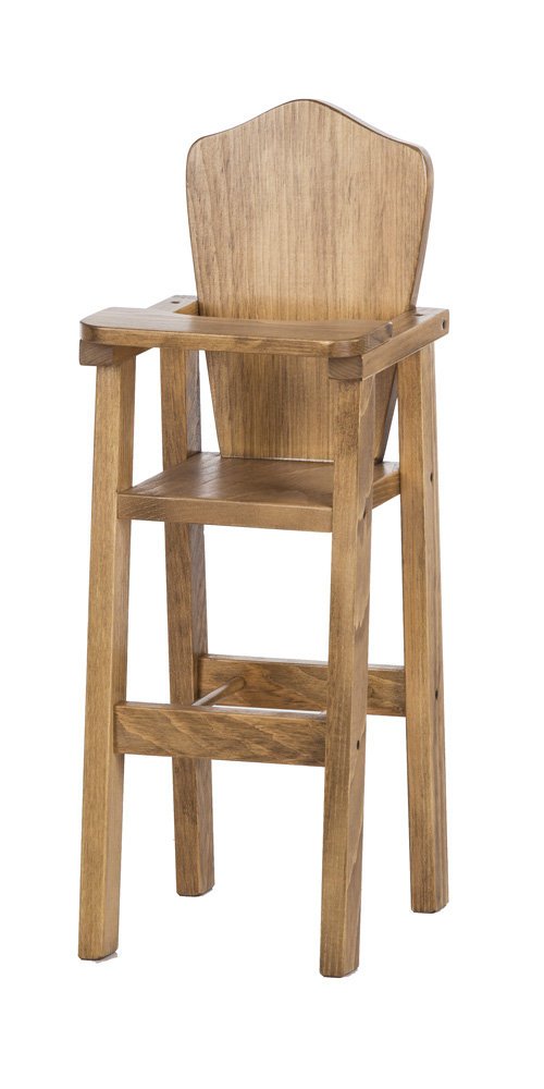 Amish "Rebekah's Collection" Wooden Doll High Chair Toy
