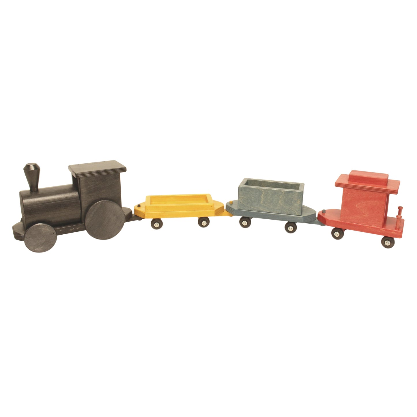 Amish Large Wooden 40" Toy Train Play Set Kid-Safe Finish