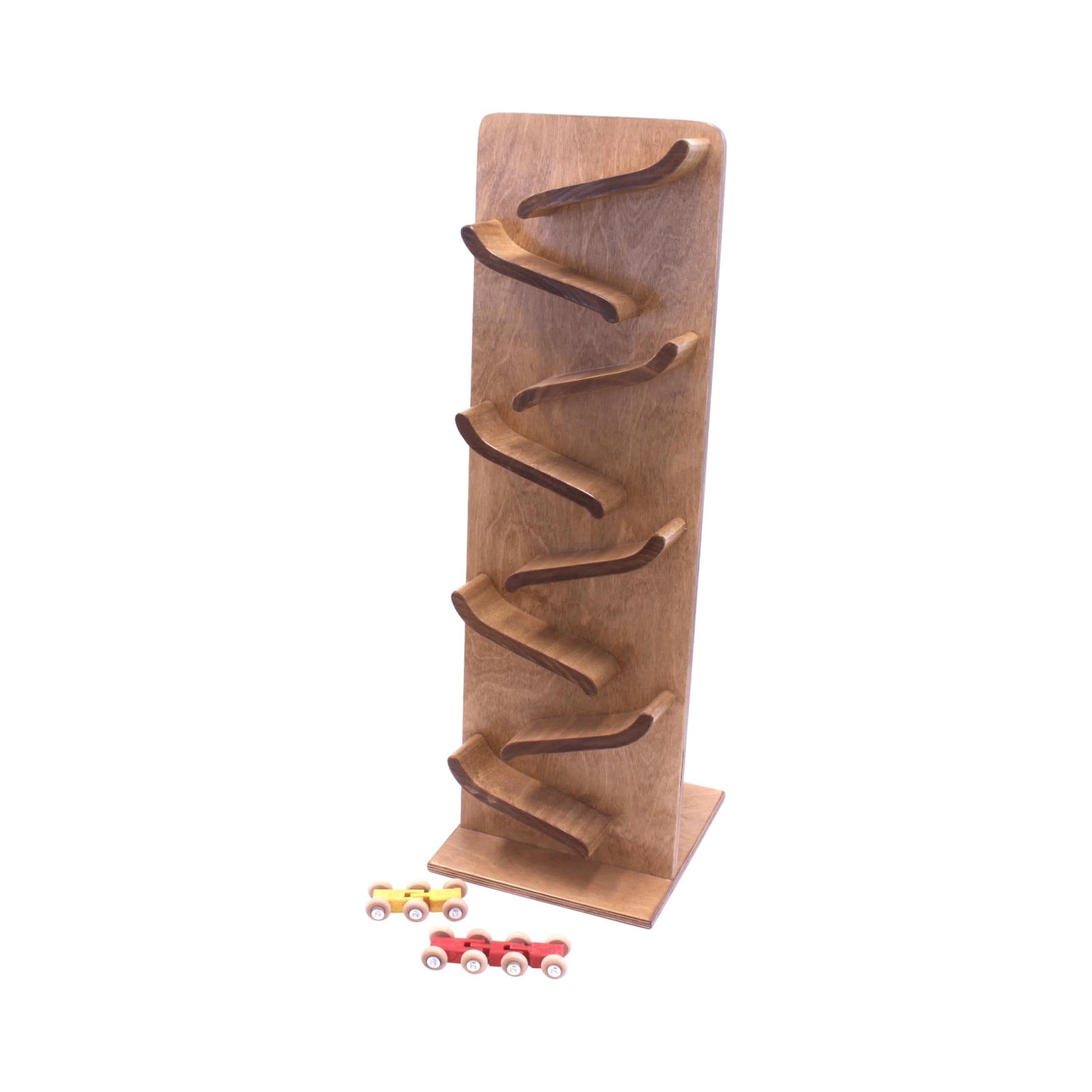 AmishLarge Wooden Train Car Roller Track  Non-Toxic Finish