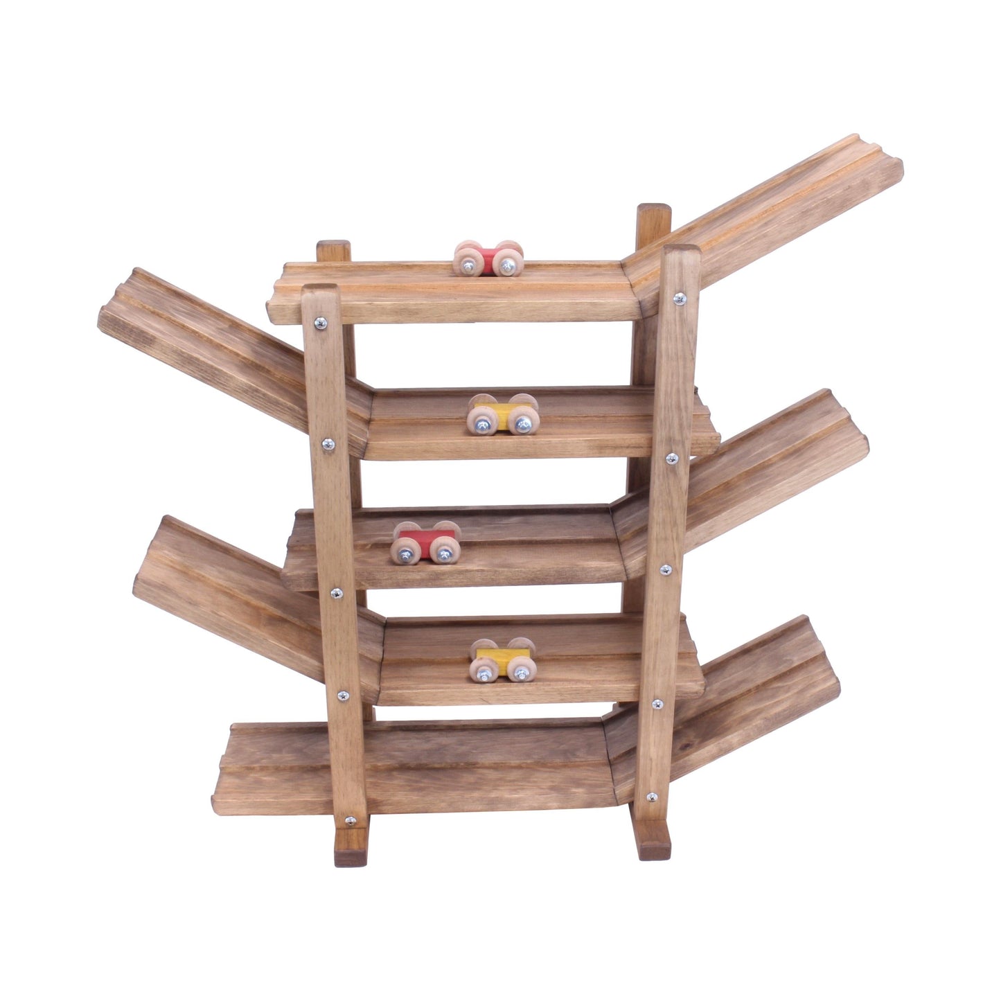 Amish, Handcrafted Wooden Car Roller Racetrack Action Toy