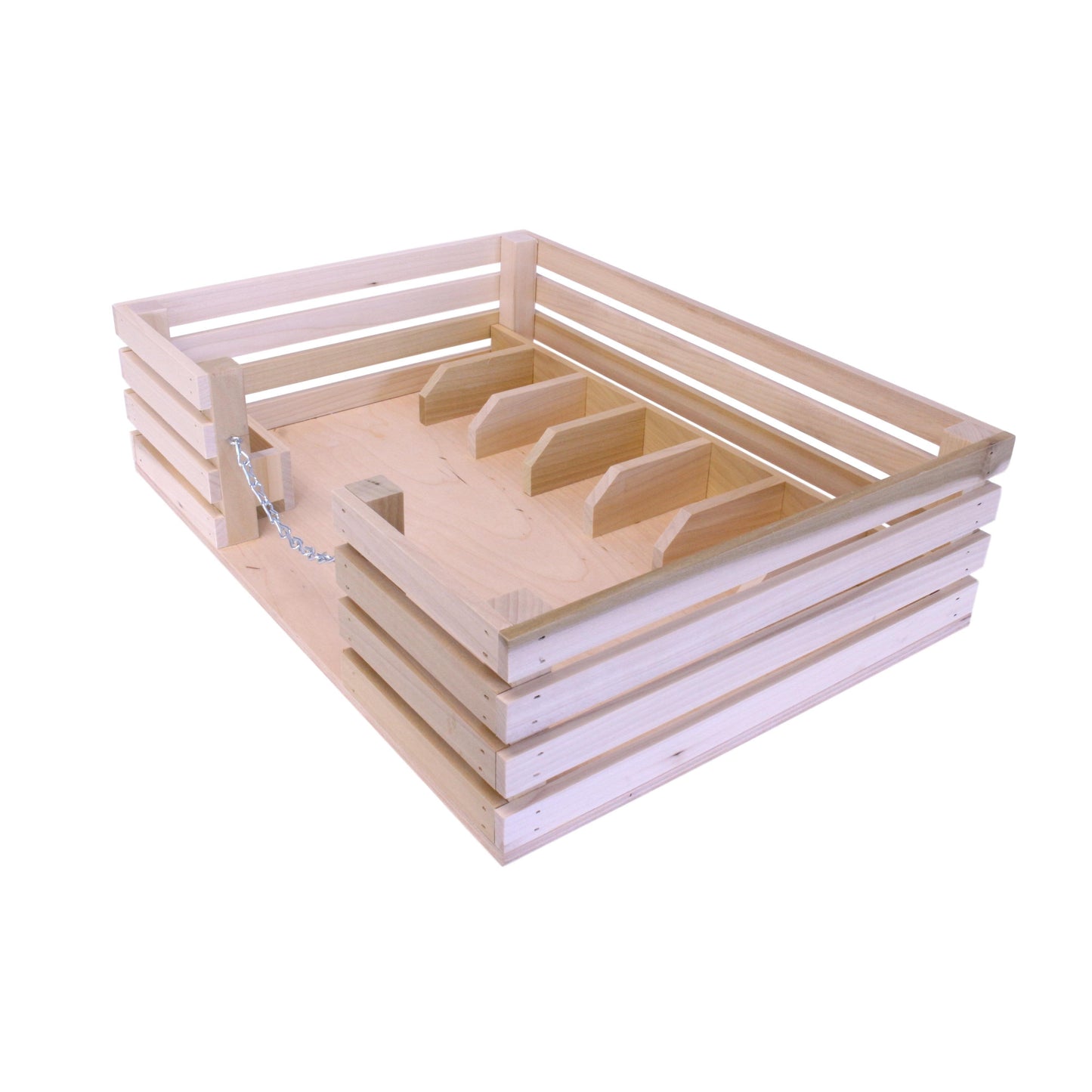 Amish Wooden Mini Stockyard Toy, with 7 Stalls