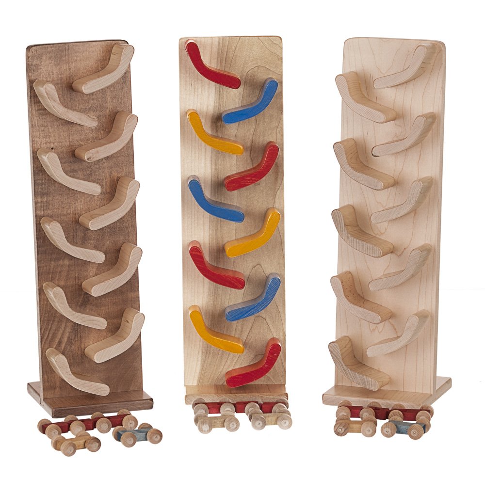 Amish Mini Car Roller Wooden Toy Pack of Cars Included