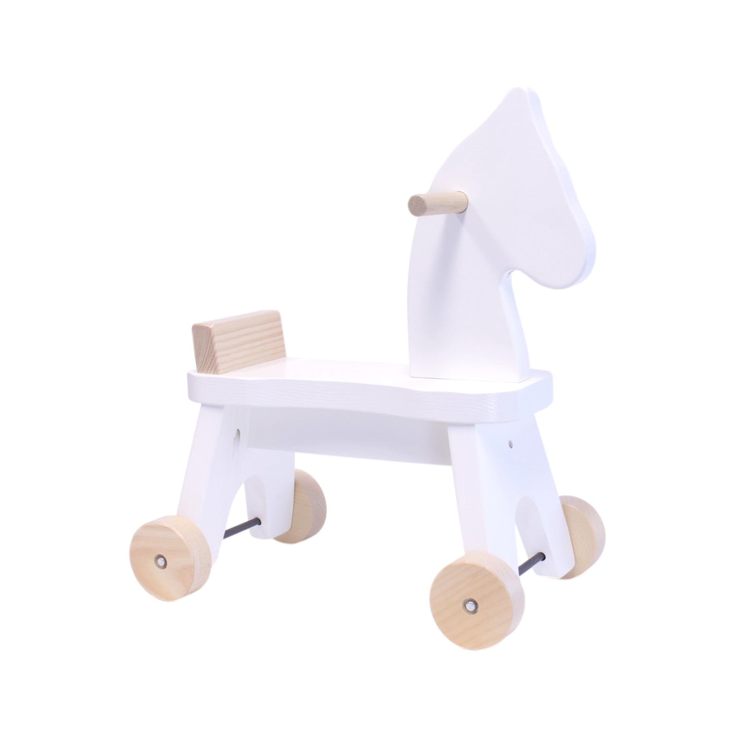 Amish Wooden Riding Horse Toddler Ride-on Toy