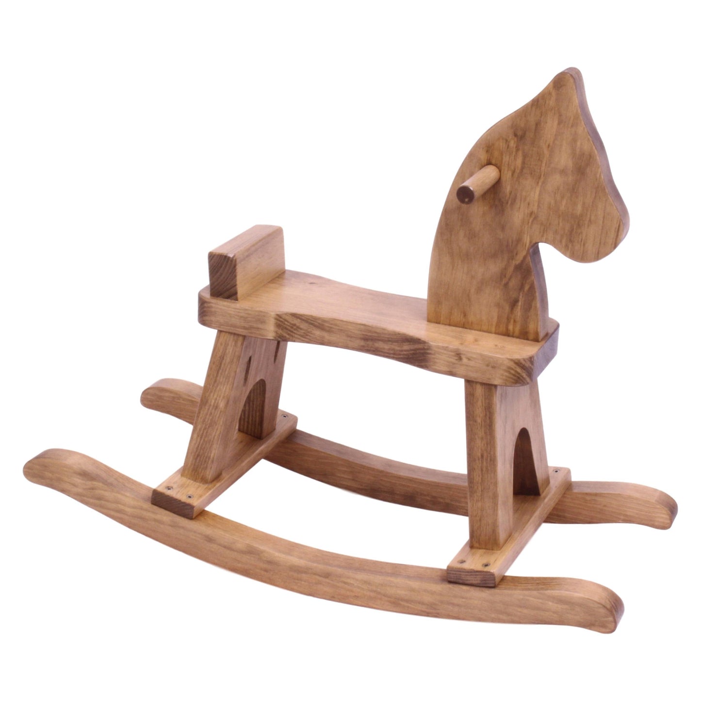 Amish Wooden Rocking Horse Toddler Toy Child-Safe Finish