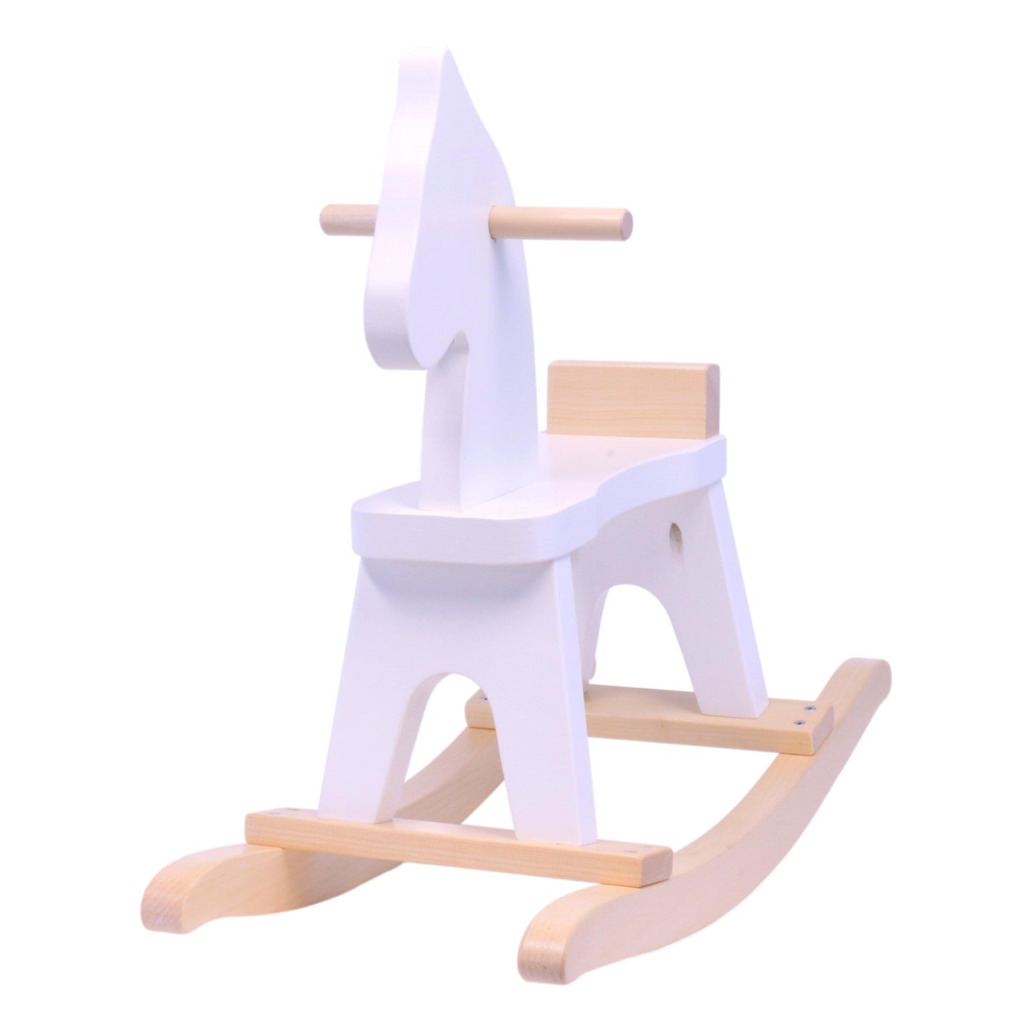 Amish Wooden Rocking Horse Toddler Toy Child-Safe Finish