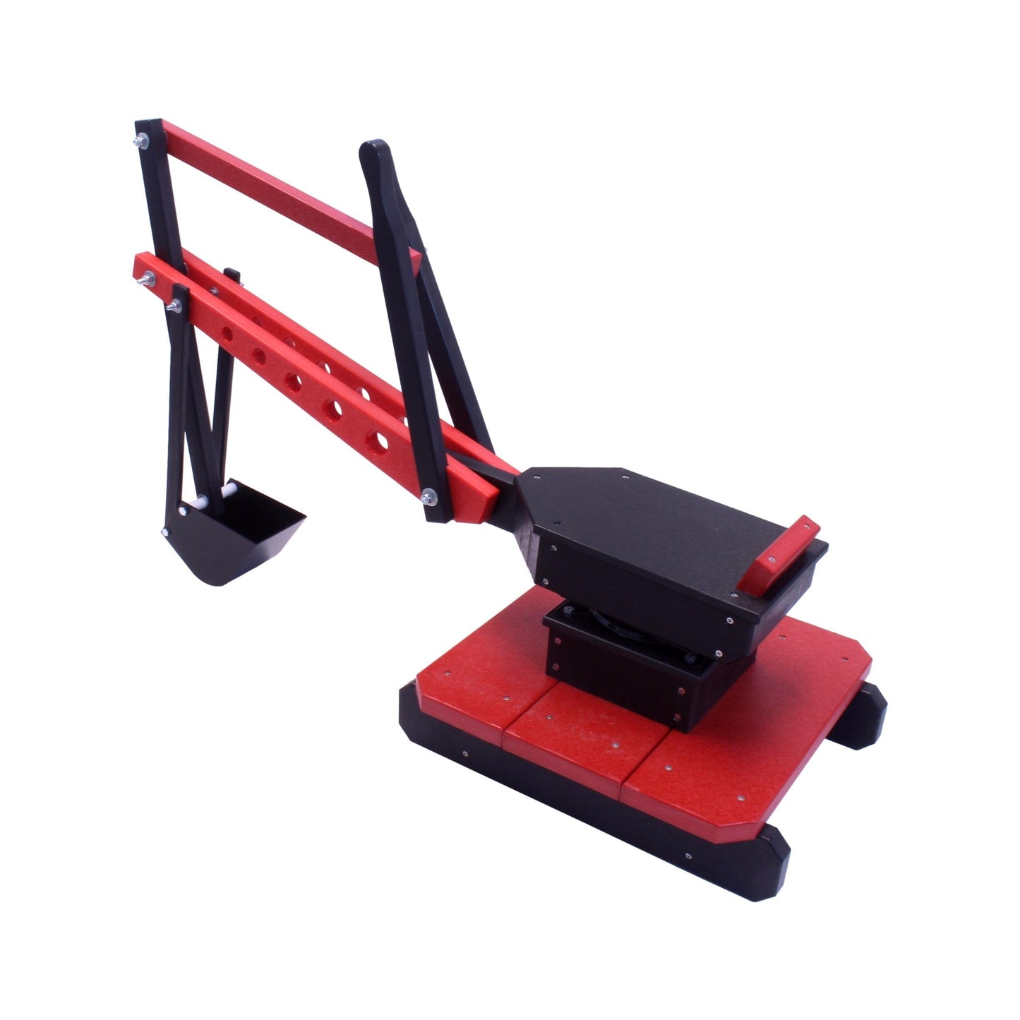 Amish Sand Digger Excavator Toy, with Movable Levers and Metal Digging Bucket