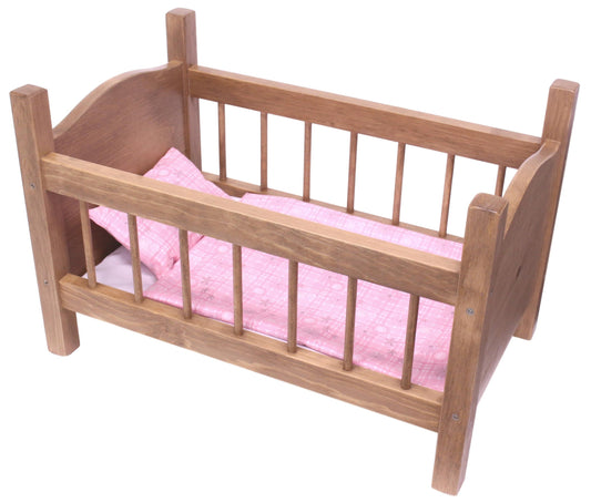 Amish Wooden Doll Crib For 18" Dolls "Rebekah's Collection"