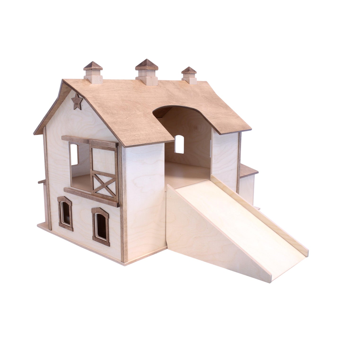 AmishLarge Pennsylvania Bank Barn Toy, Hand-Crafted in Lancaster County, PA