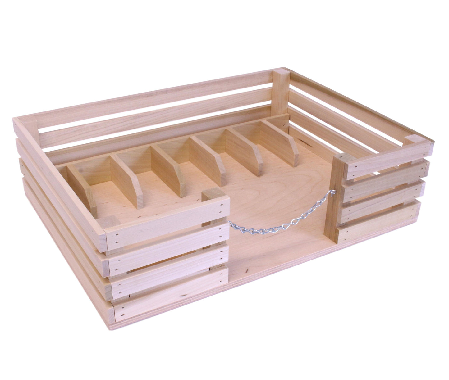 Amish Wooden Mini Stockyard Toy, with 7 Stalls
