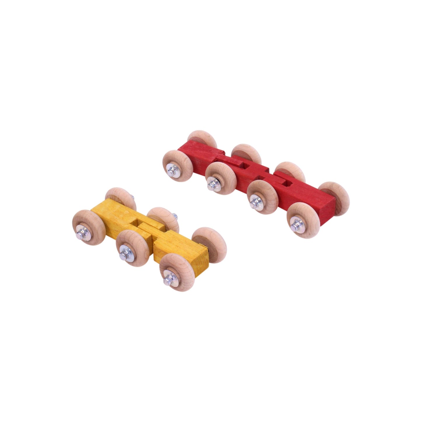 AmishLarge Wooden Train Car Roller Track  Non-Toxic Finish