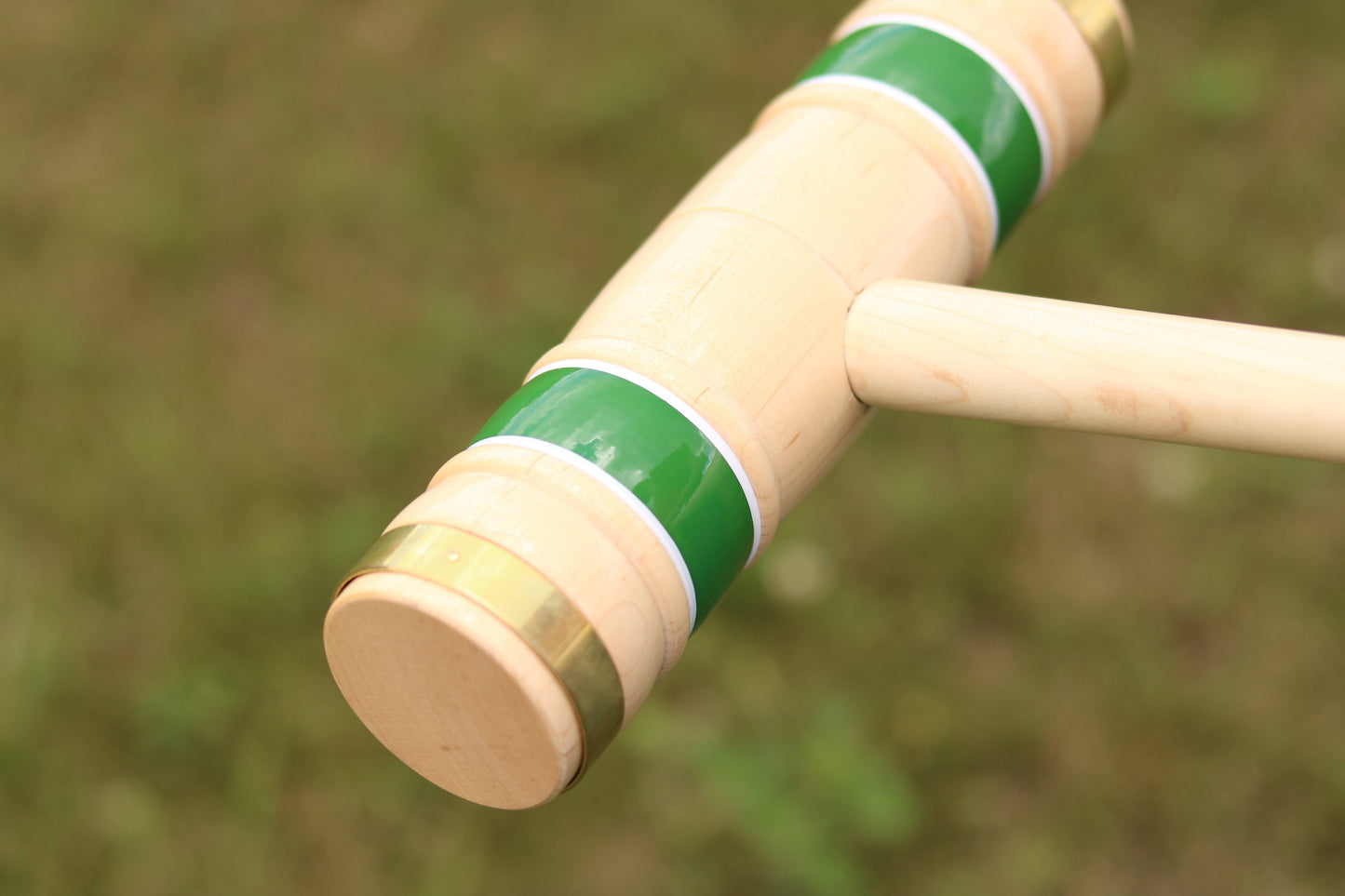 Amish Deluxe 8-Player Croquet Game Set Wooden Holder or Duffel Carry Bag