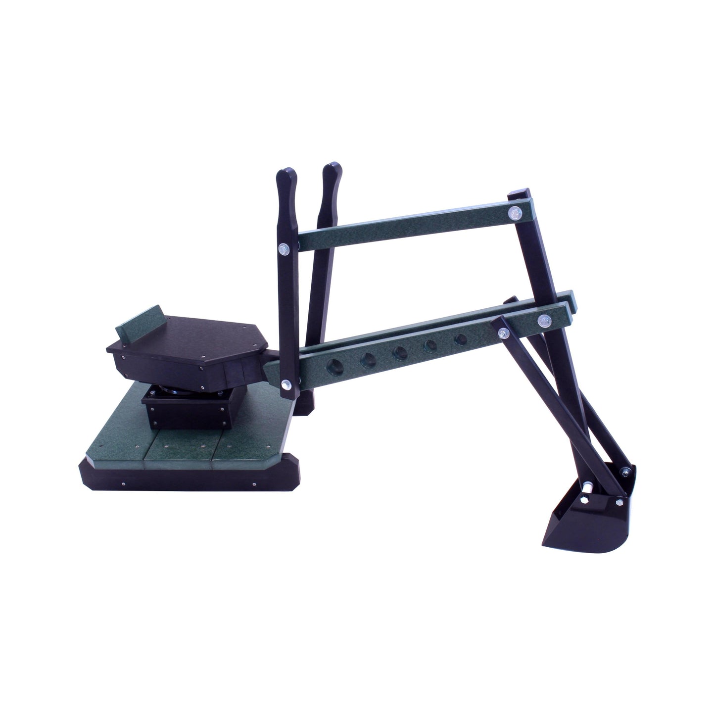 Amish Sand Digger Excavator Toy, with Movable Levers and Metal Digging Bucket