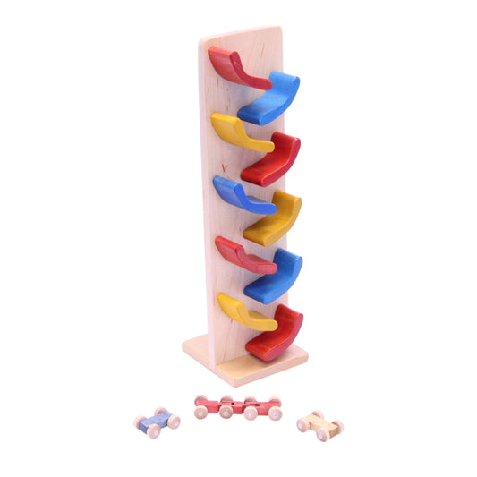 Amish Mini Car Roller Wooden Toy Pack of Cars Included