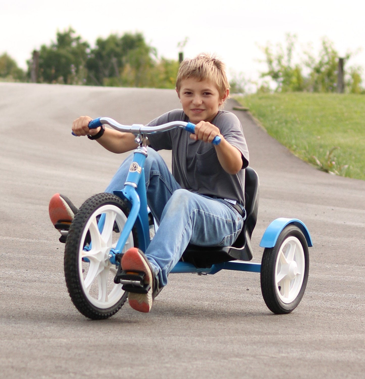 Amish Groffdale Chopper Kid's Deluxe Trike With Handbrake,