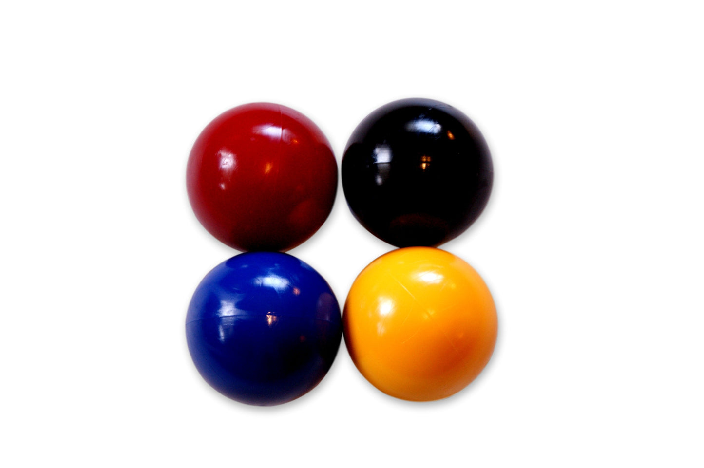 Amish Replacement Croquet Balls, Made in The USA, Hard Polymer Plastic