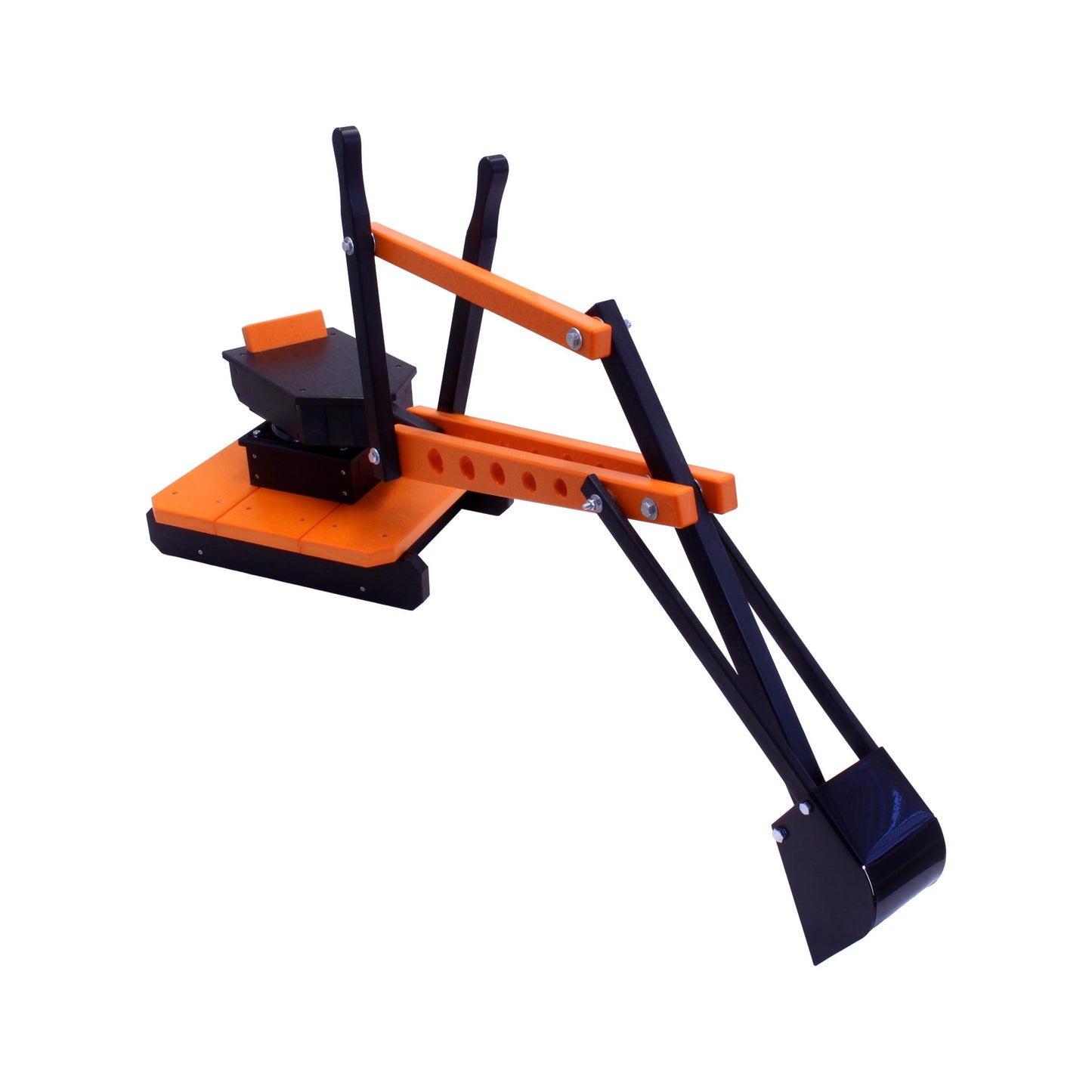 Amish Sand Digger Excavator Toy, with Movable Levers and Metal Digging Bucket