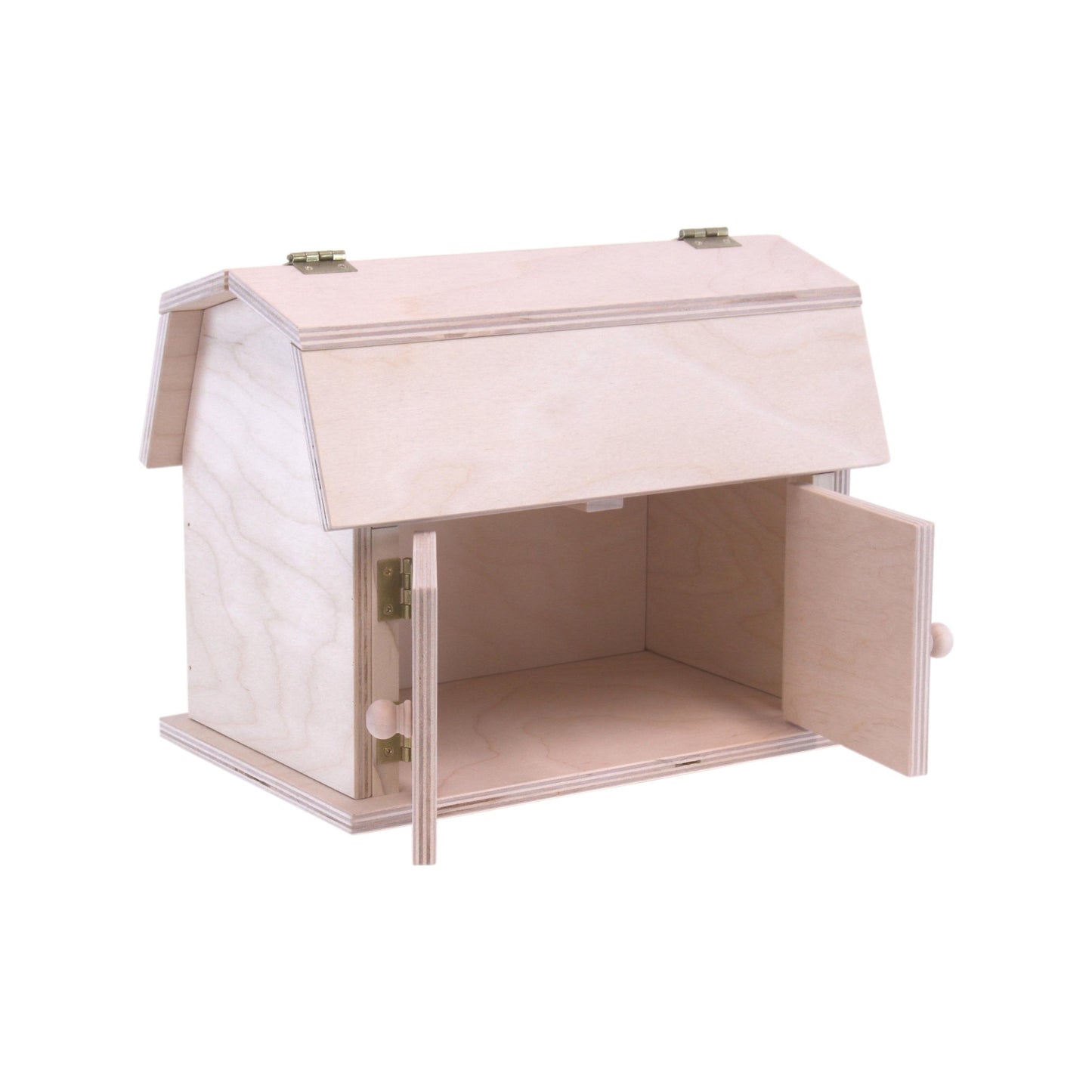 Amish Mini Wooden Barn Toy Hip Roof Barn Design