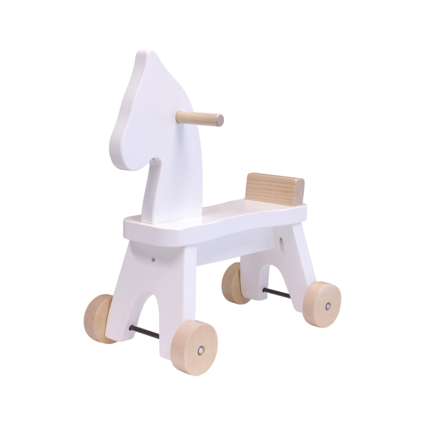 Amish Wooden Riding Horse Toddler Ride-on Toy