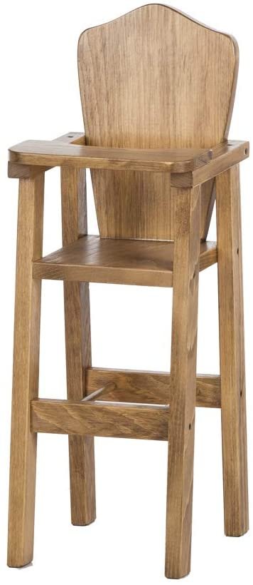 Amish "Rebekah's Collection" Wooden Doll High Chair Toy