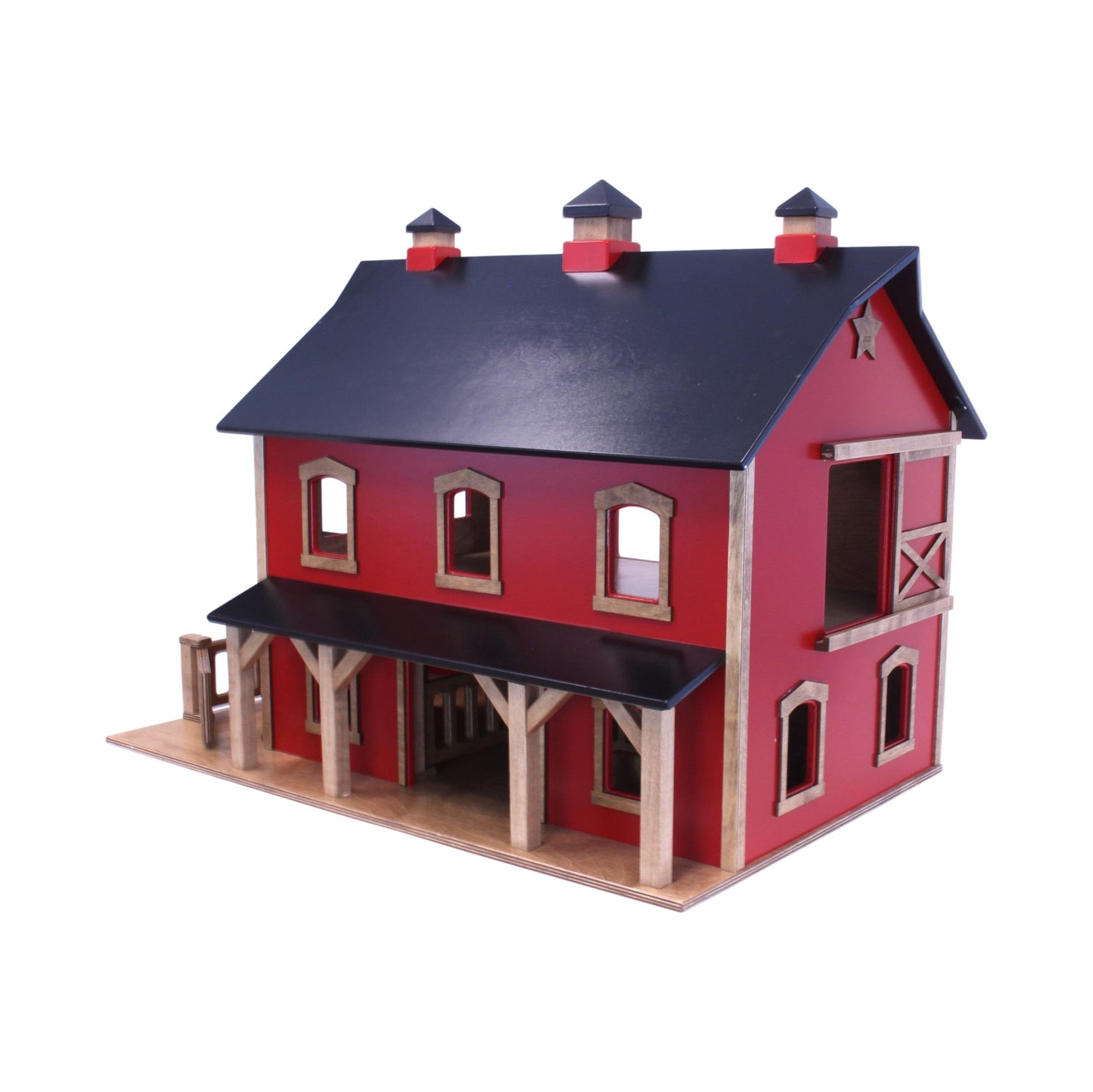 AmishLarge Pennsylvania Bank Barn Toy, Hand-Crafted in Lancaster County, PA