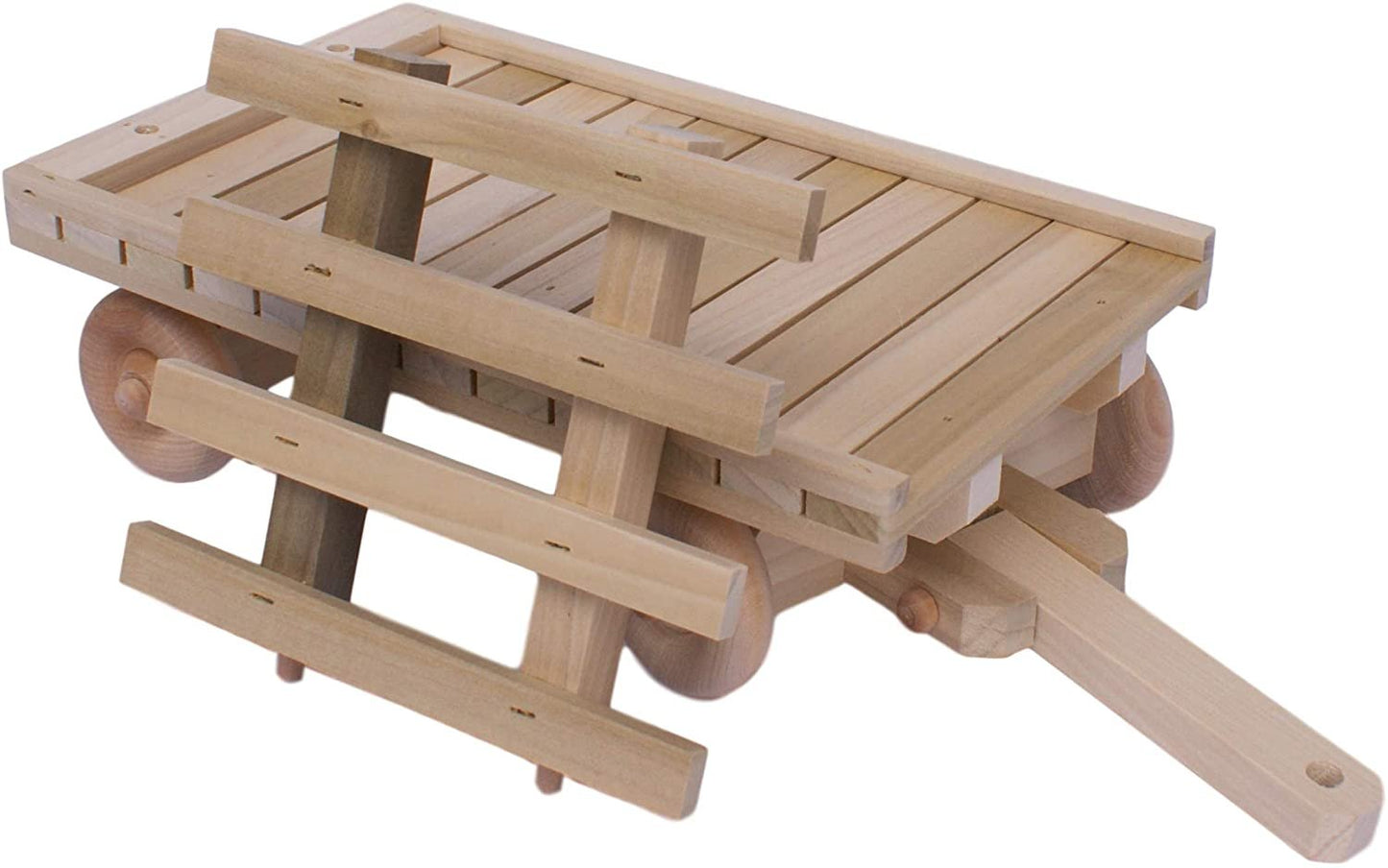 Amish Wooden Toy Hay Wagon