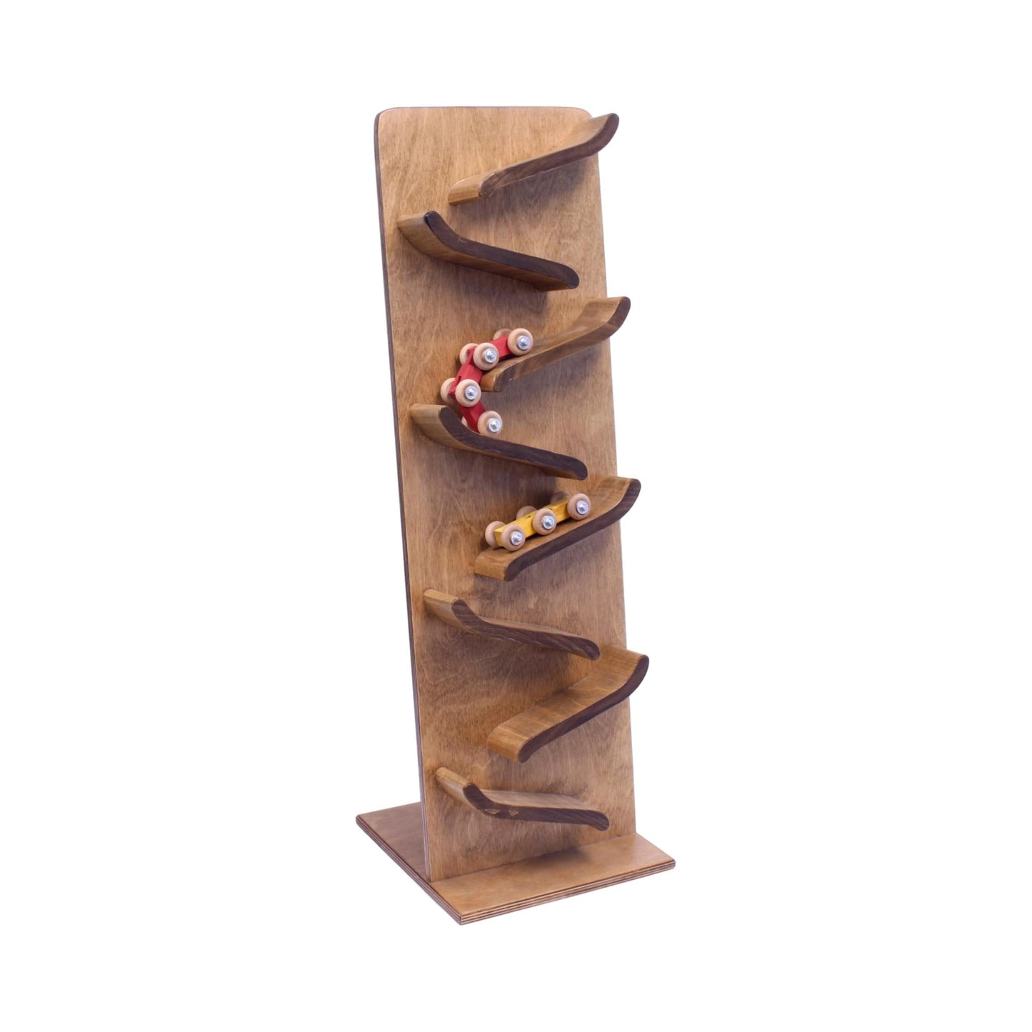 AmishLarge Wooden Train Car Roller Track  Non-Toxic Finish
