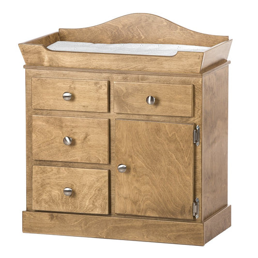 Amish Wooden Doll Changing Table - Fits 18" Dolls - Rebekah's Collection