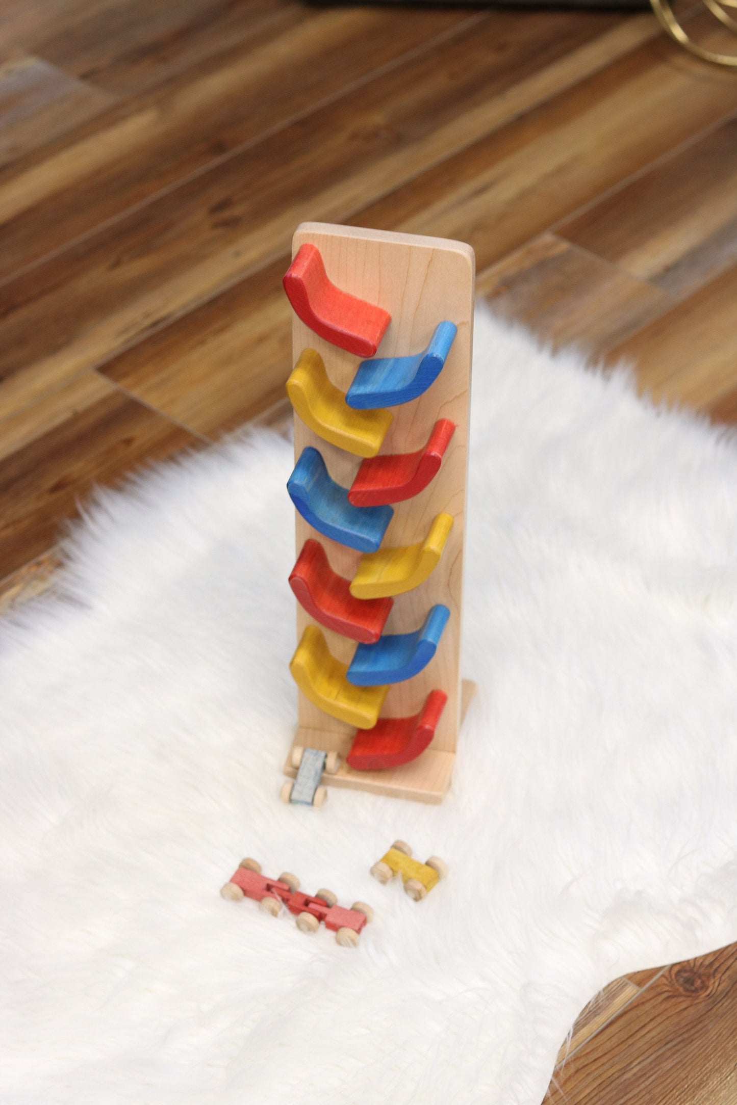 Amish Mini Car Roller Wooden Toy Pack of Cars Included