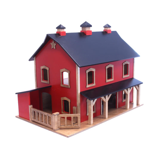 AmishLarge Pennsylvania Bank Barn Toy, Hand-Crafted in Lancaster County, PA