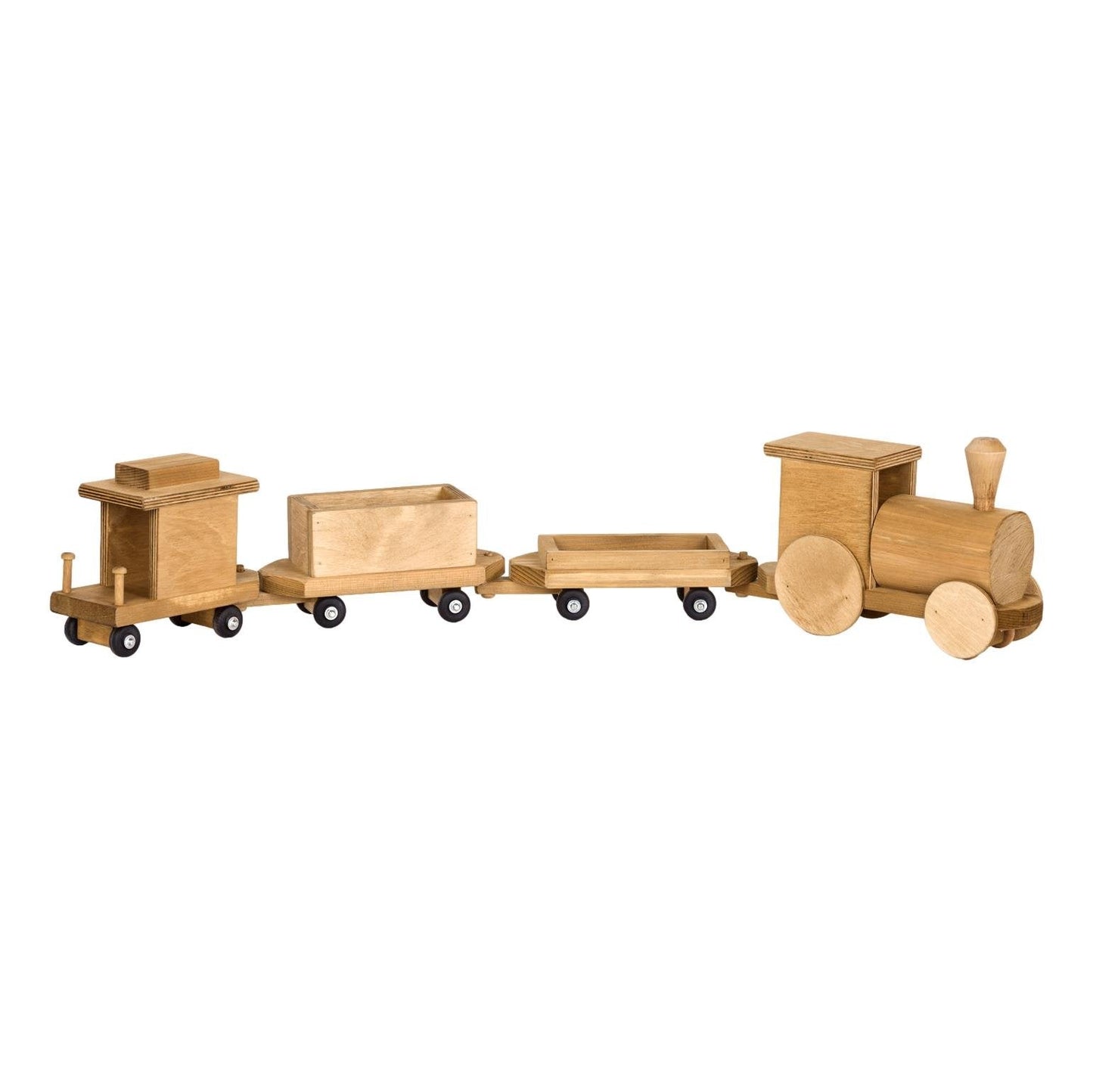 Amish Large Wooden 40" Toy Train Play Set Kid-Safe Finish