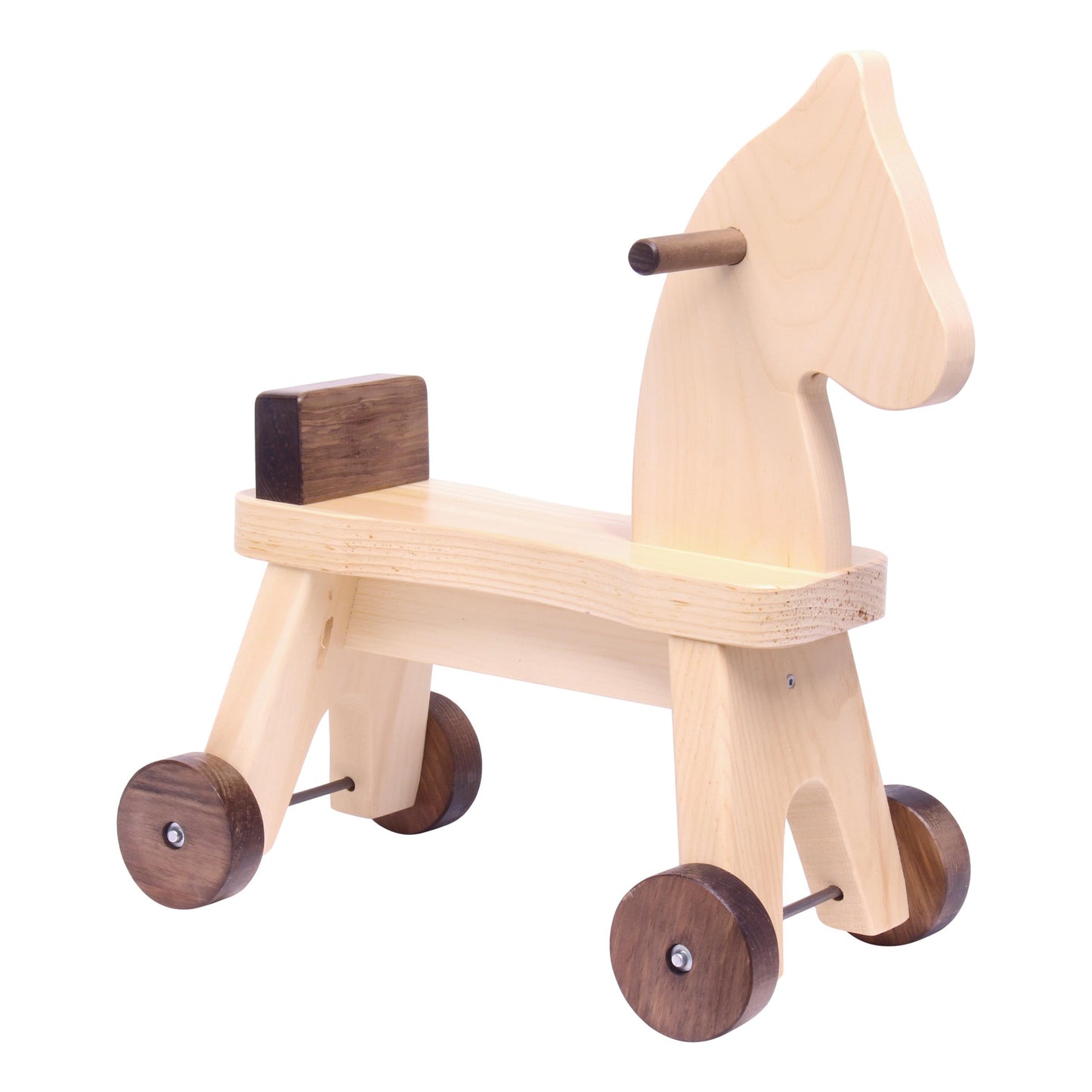 Amish Wooden Riding Horse Toddler Ride-on Toy