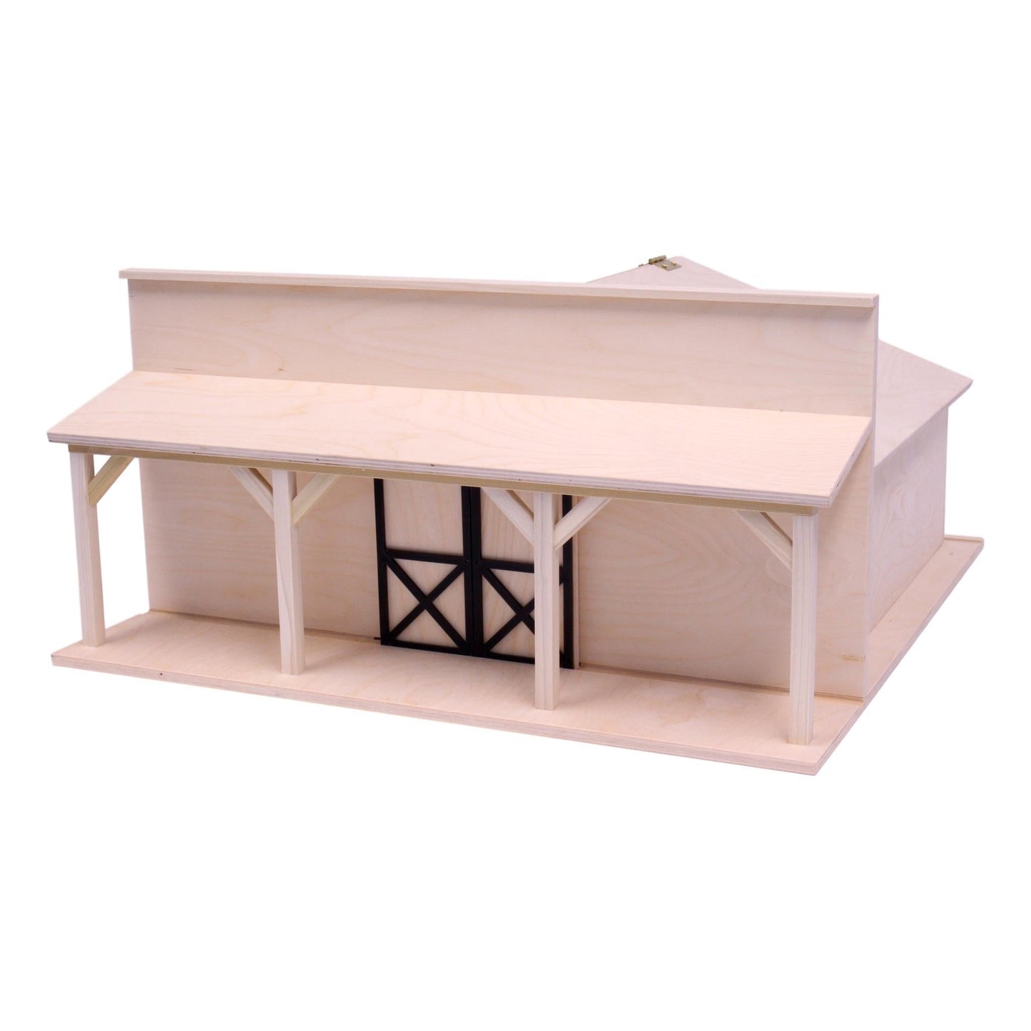 Amish Large Wooden Western Horse Barn Toy