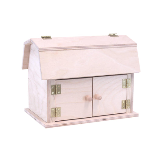 Amish Mini Wooden Barn Toy Hip Roof Barn Design