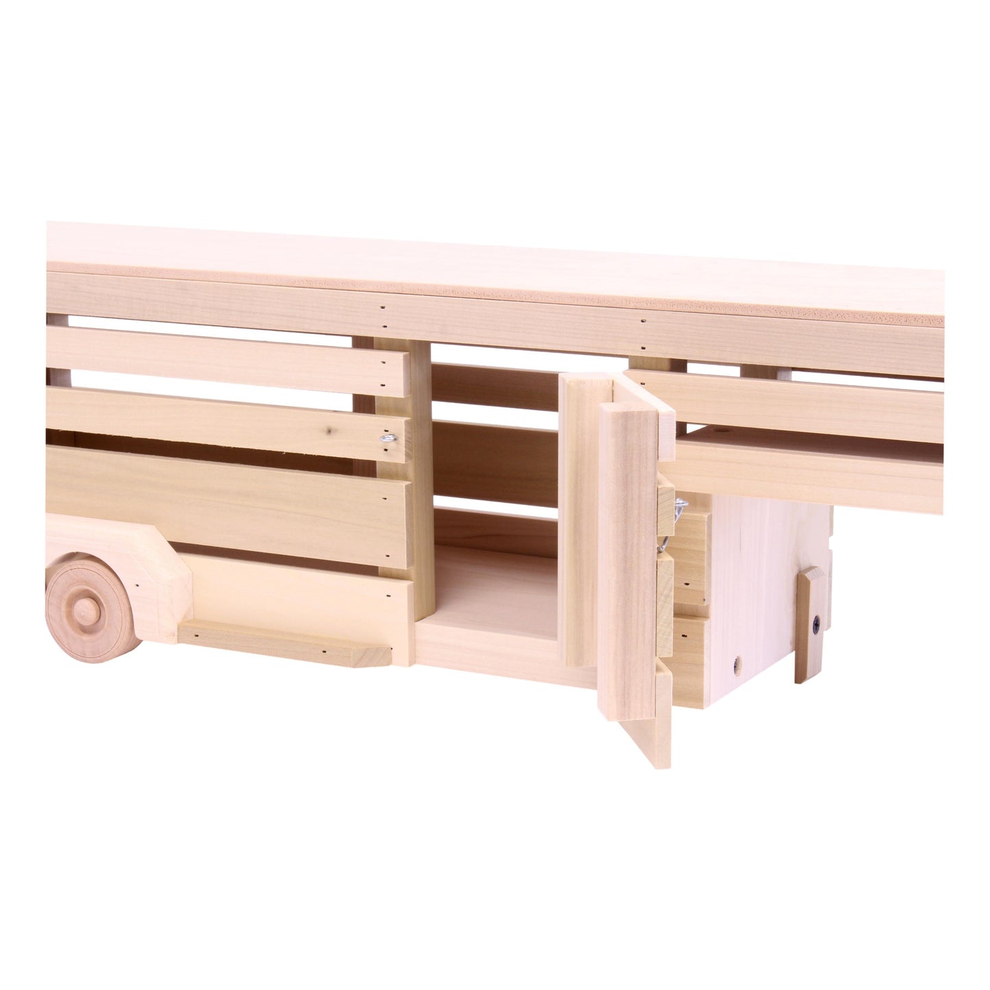 Amish Wooden Gooseneck Livestock Trailer Toy