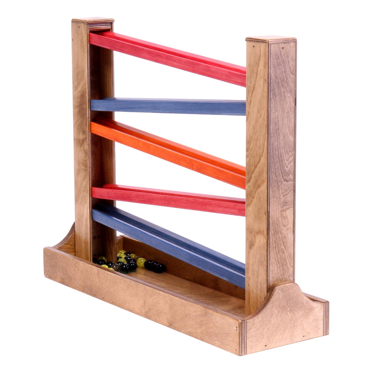 Amish Heirloom Marble Roller Wooden Toy - Child-Safe Finish