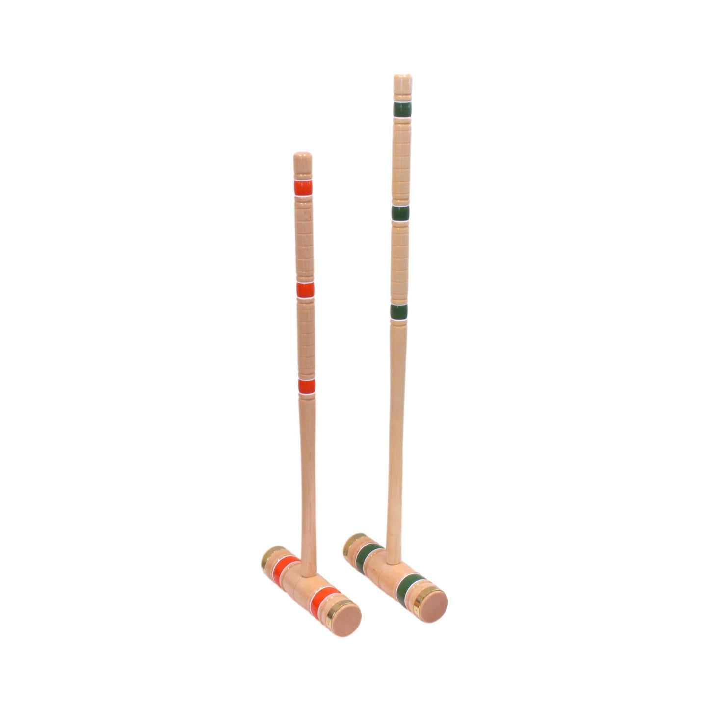 Amish Deluxe 8-Player Croquet Game Set Wooden Holder or Duffel Carry Bag