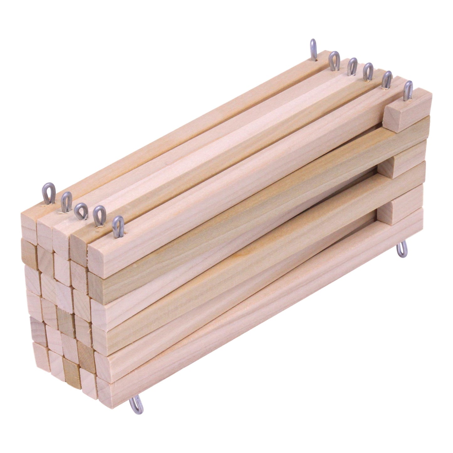 Amish Wooden Folding Corral Fence Toy Unfinished Wood