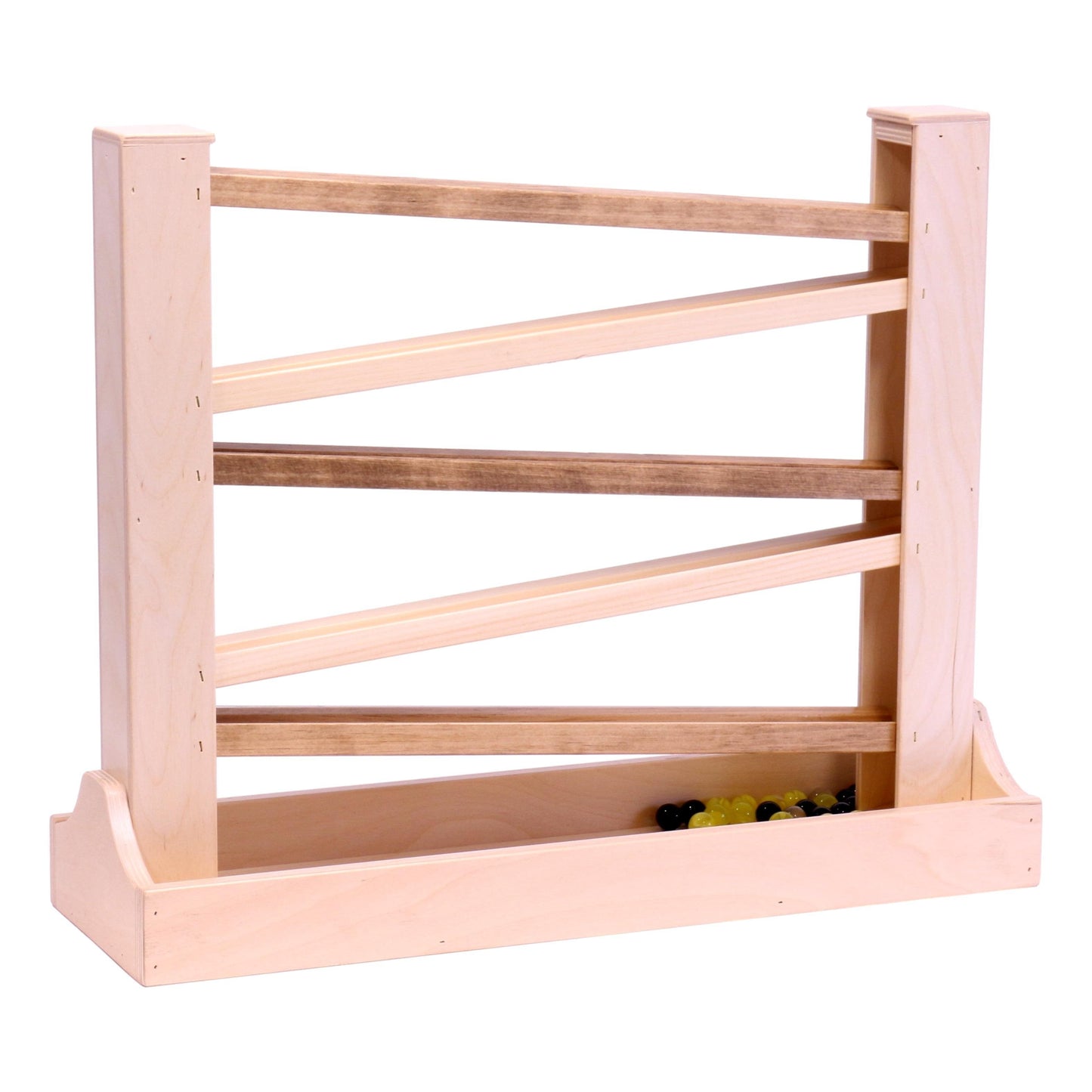 Amish Heirloom Marble Roller Wooden Toy - Child-Safe Finish