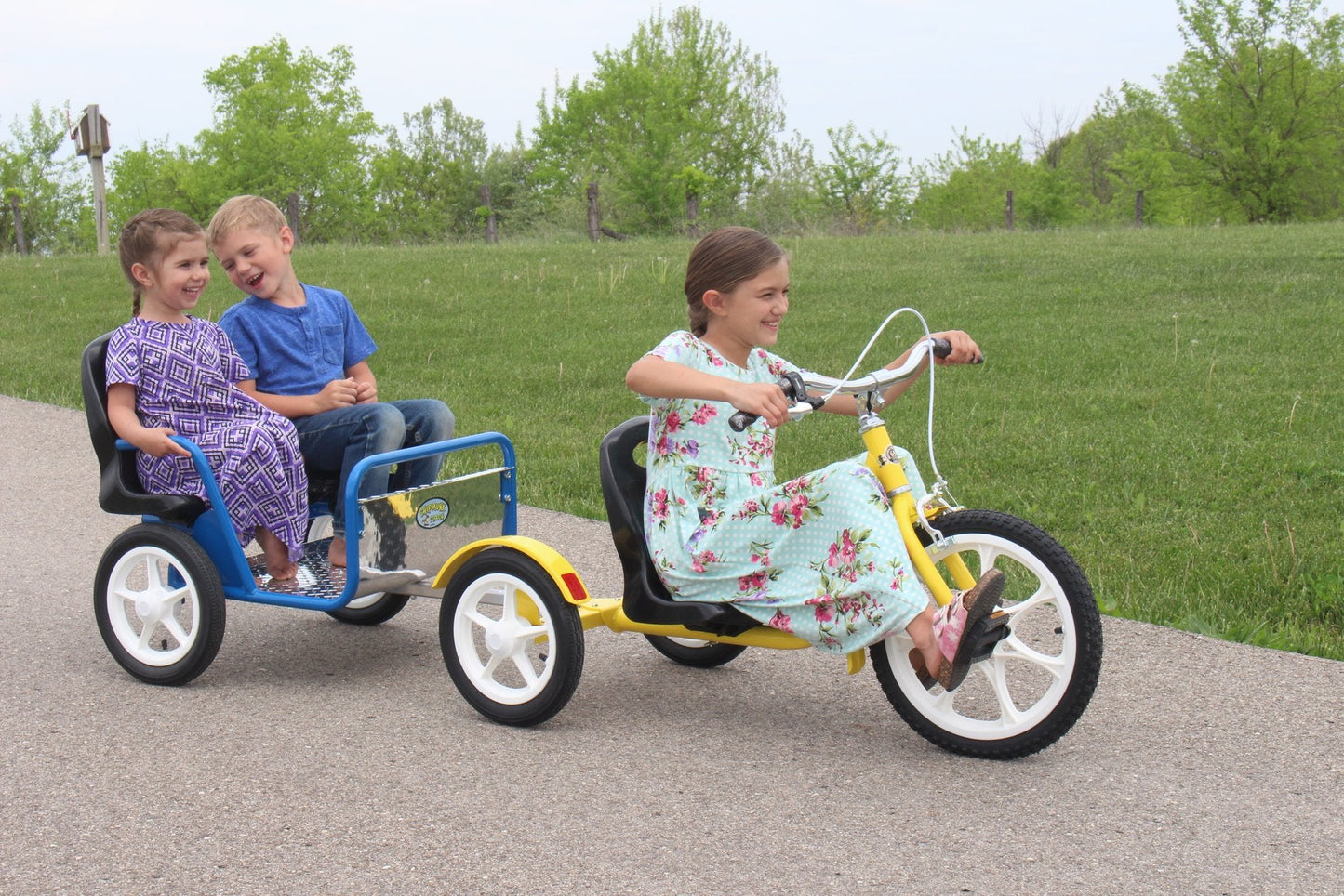 Amish Chipmunk Coach, Kid's Pull-Behind Trailer