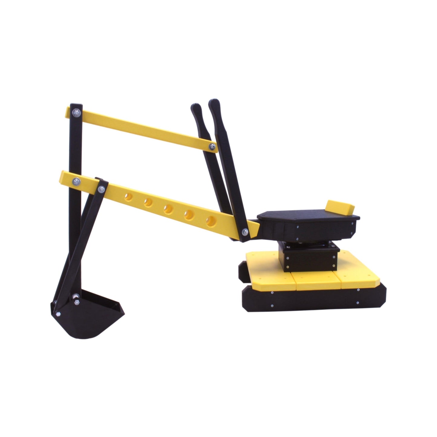 Amish Sand Digger Excavator Toy, with Movable Levers and Metal Digging Bucket