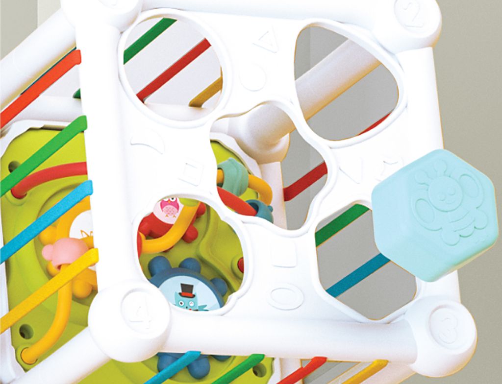 Discovery Toys Motor Skills Box Busy Activity Center