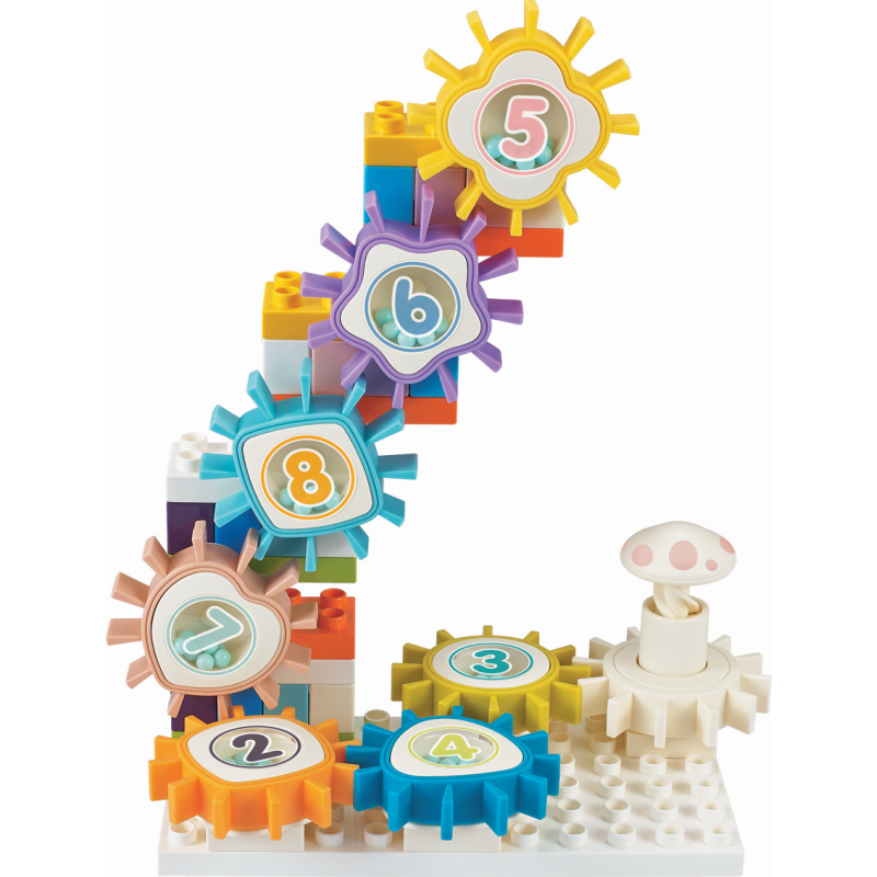 Discovery Toys Whirly Gears Construction Building Set
